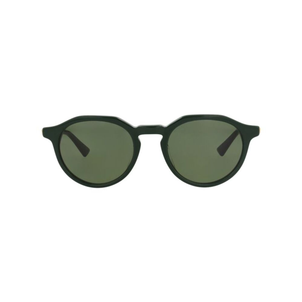 Bottega Veneta Round-Frame Recycled Acetate Sunglasses Green Mens